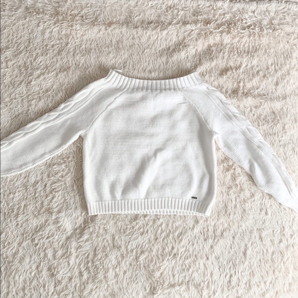 Hollister Boat Neck / Off The Shoulder Sweater